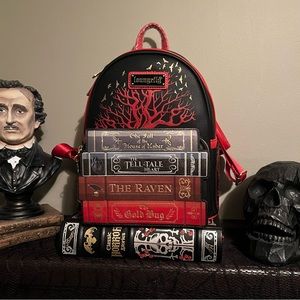 Edgar Allan Poe Literary Horror Mini Backpack